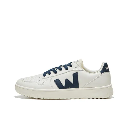 Norman Walsh Skateboard Shoes Unisex Low-Top Beige/Dark Blue