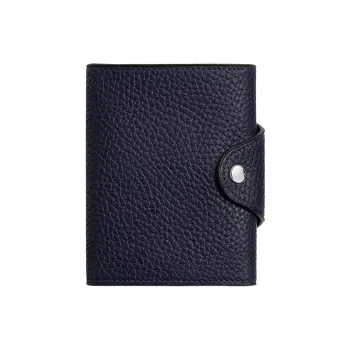 HERMES Iliade Card Holders 2Z Bleu Nuit Midnight Blue