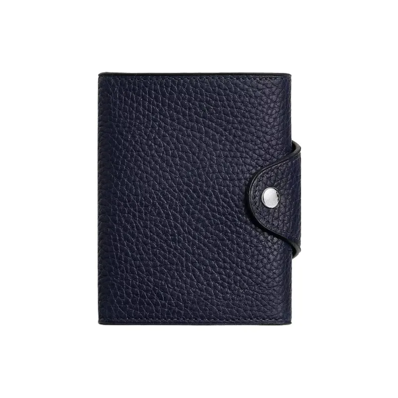 HERMES Iliade Card Holders 2Z Bleu Nuit Midnight Blue-0