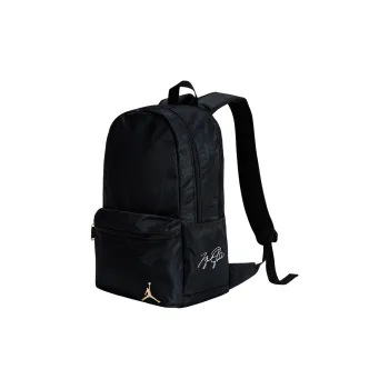 Jordan Polyester Backpack Medium Size Unisex Black