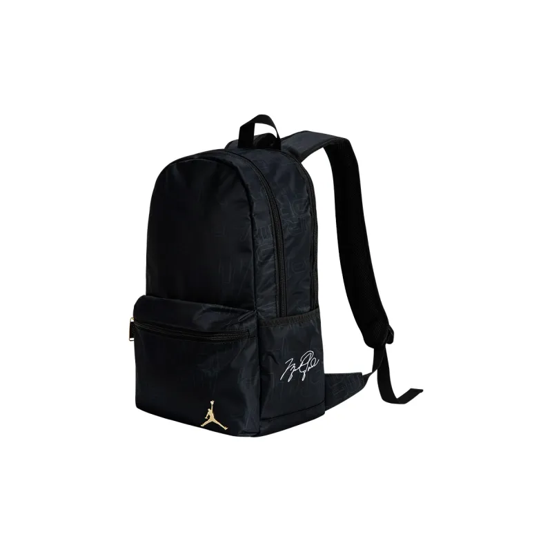 Jordan Polyester Backpack Medium Size Unisex Black-0
