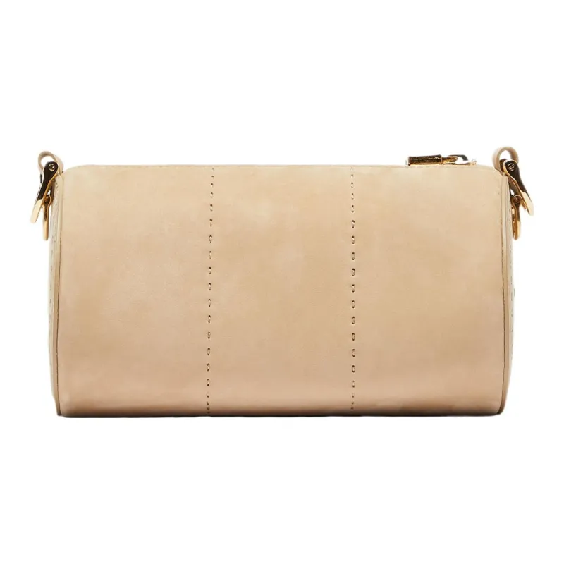MaxMara Suede Handbag, Shoulder Bag Women's Sand-2