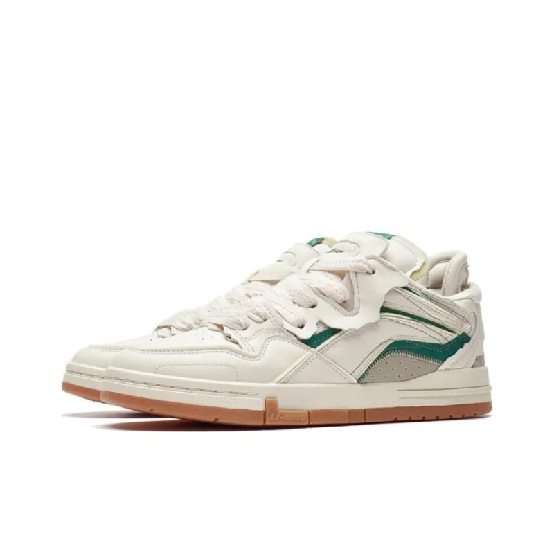 LINING Weiwu Pro Skate Shoes 'White Green'-2