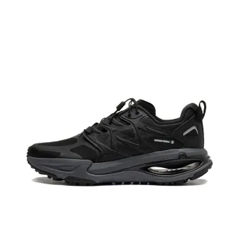 LiNing Yijie Cushioning Anti Slip And Wear Resistant Low Top Running Shoes Men's Black