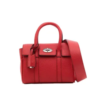 Mulberry Calfskin Shoulder Bag, Handbag Mini Women's Red