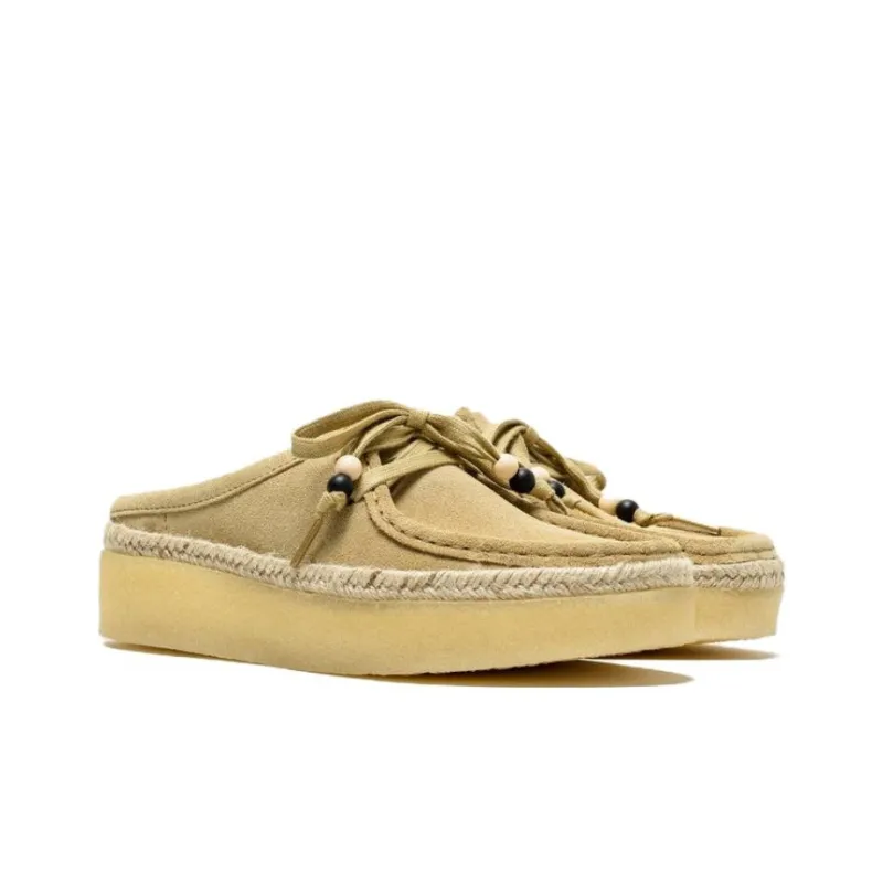 Clarks Wallabeecup Lo Suede 'Maple' Women's-1