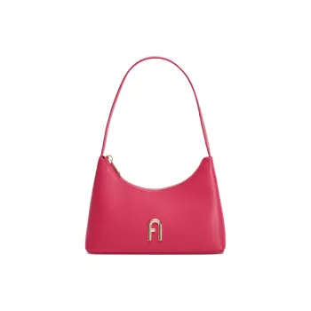 Furla Diamante Calfskin Handbag Shoulder Bag Women's Pink