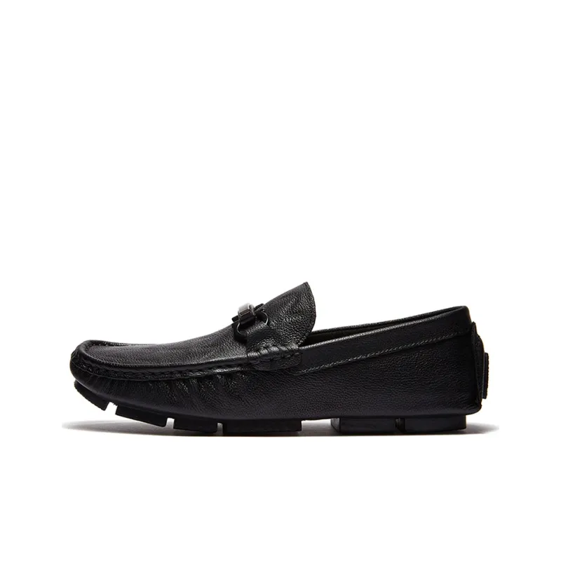 Jeep Dress Shoes Men Low Top Black-0