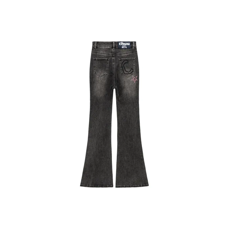 CHUU Jeans Women's Black Gray-1