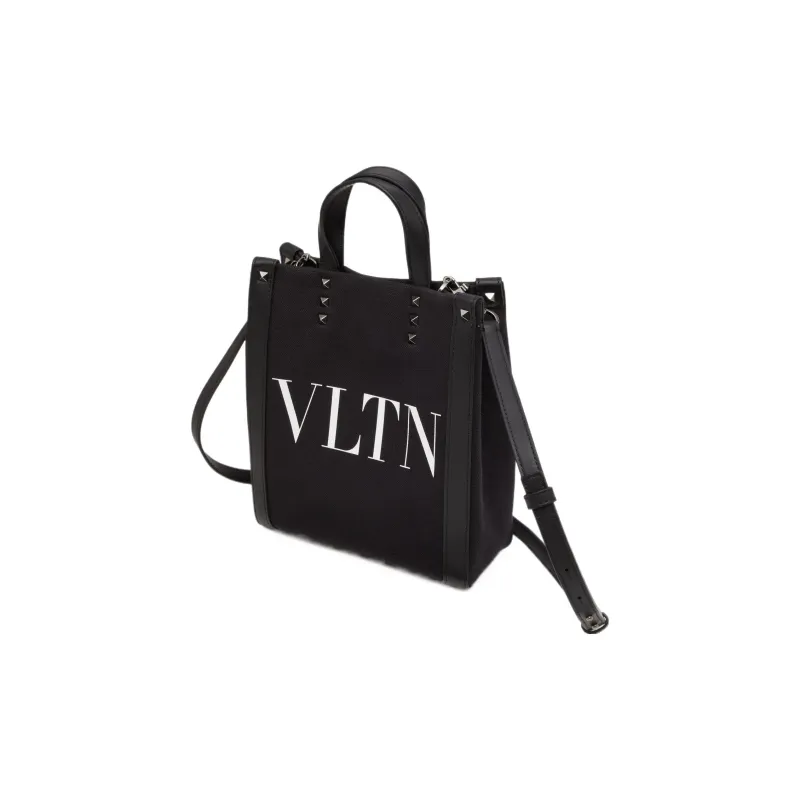 Valentino Garavani Rockstud Vltn Logo Printed Tote Bag-3