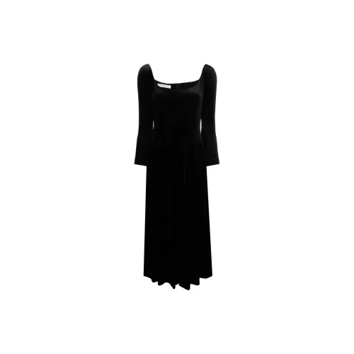 PHILOSOPHY DI LORENZO SERAFINI Long-sleeve Velvet Dress