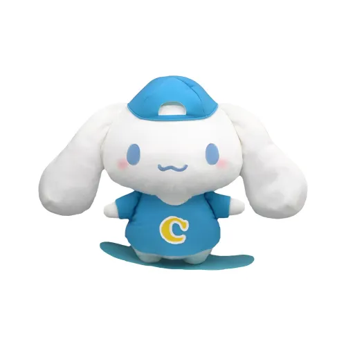 FURYU Cinnamoroll Sanrio Cinnamoroll Skateboarder Dolls Plush Doll 28cm High