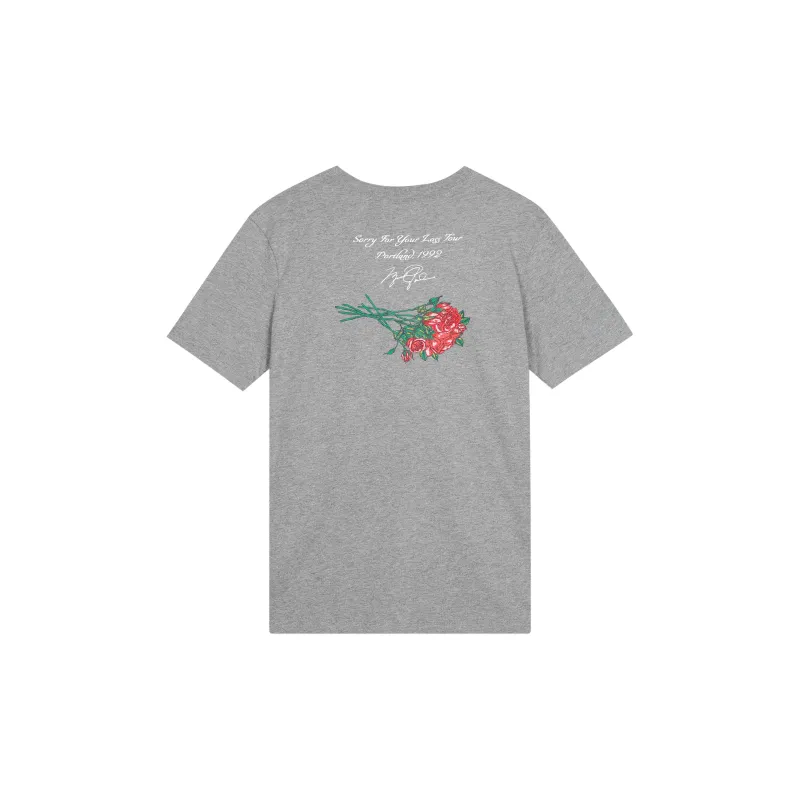 Jordan Drop Shoulder Sleeve T-Shirt Men's Gray-1