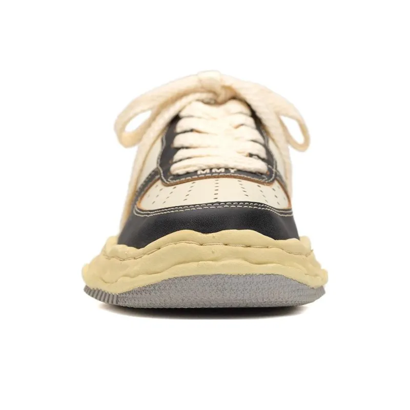 MIHARA YASUHIRO Wayne Panelled Leather Sneakers-10