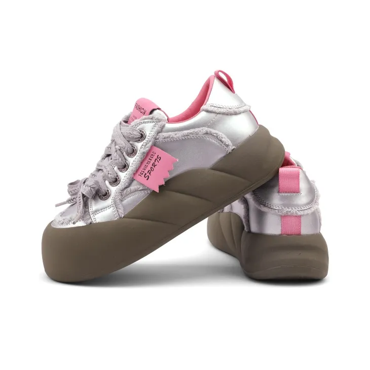 Mr.shang Slip Resistant Cushioning Wear Resistant Low Top Skateboard Shoes Women's-1