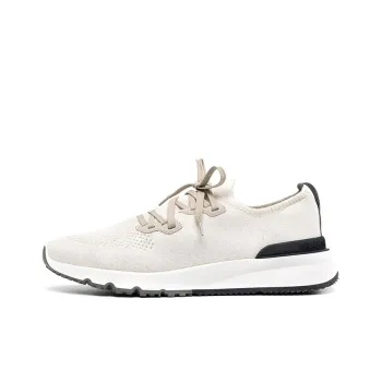 Brunello Cucinelli Knitted Low Top Sneakers