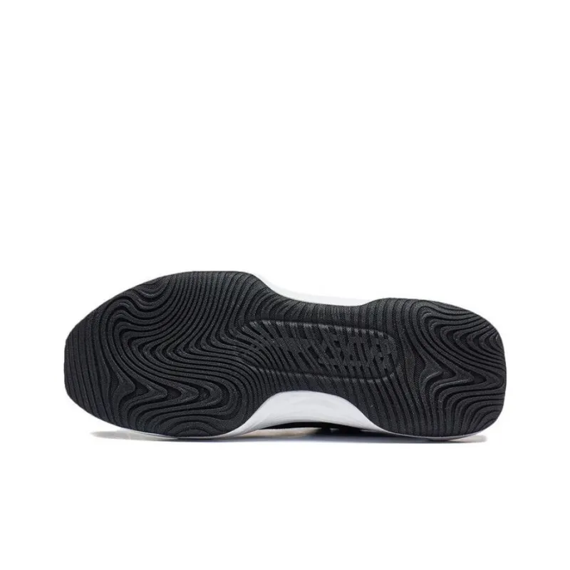 LiNing SOFT WARM Cushioning, Wear Resistant Low Top Casual Shoes Men's Black Orange-4
