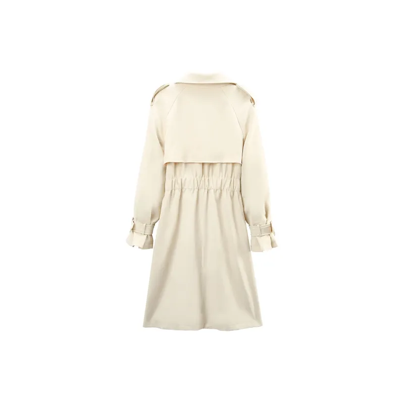 A paradise for awakening Trench Coats Women's-1