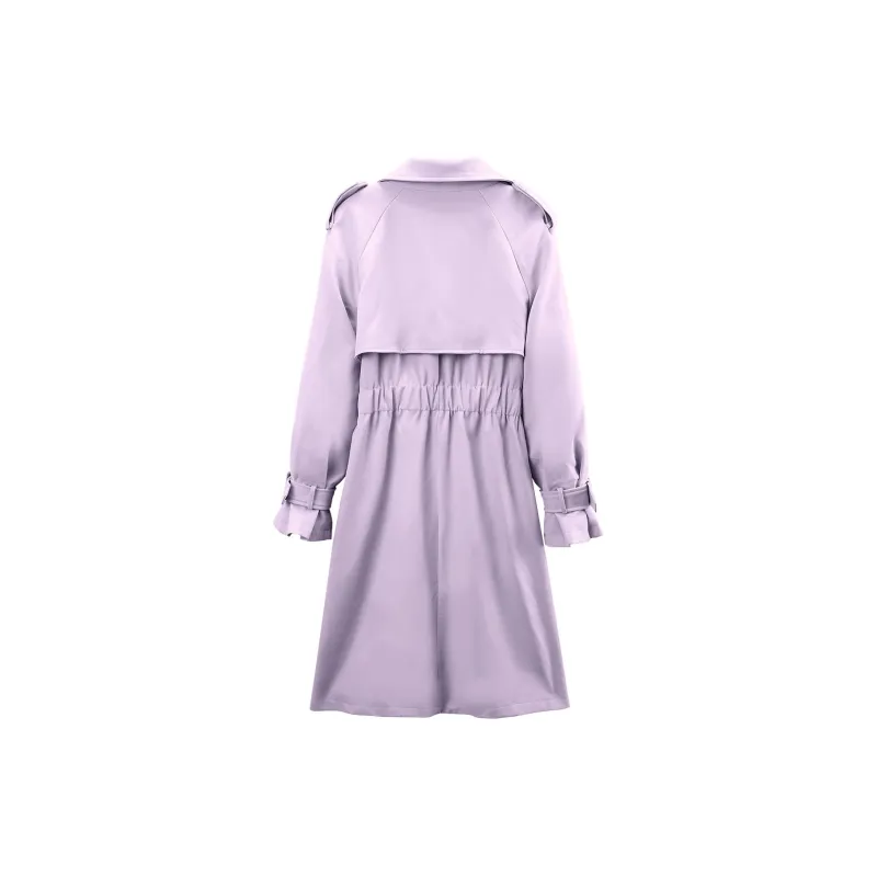A paradise for awakening Trench Coats Women's-3