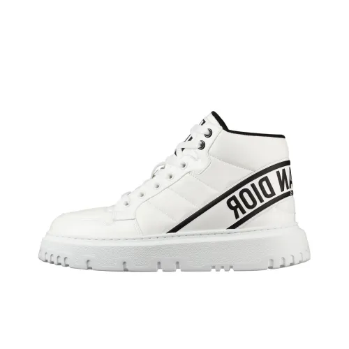 DIOR Women's D-Player 'Quilted Nylon - White Black'