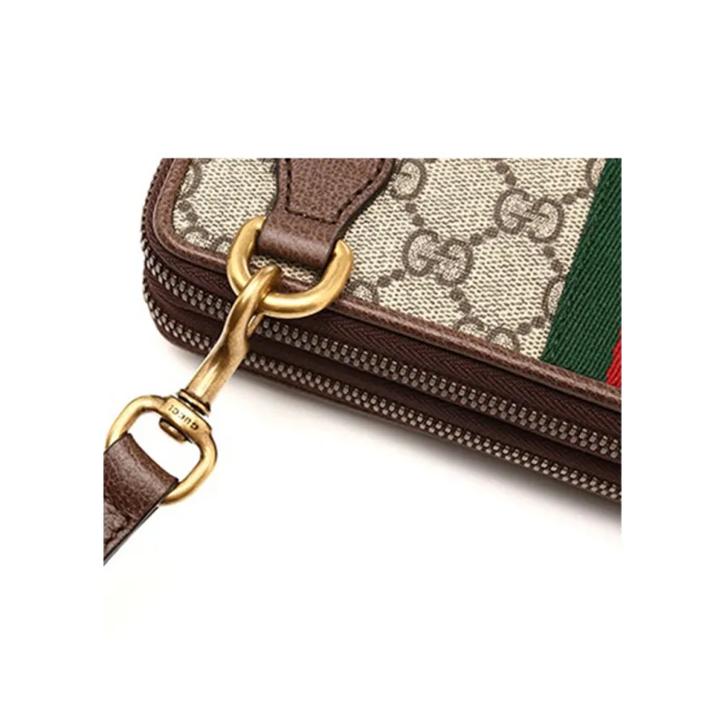 GUCCI Ophidia Cow Leather Crossbody Bag, Shoulder Bag Unisex-6