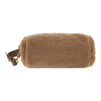 MaxMara Teddy Roll Zip-Up Shoulder Bag