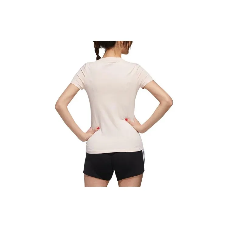 Adidas T Shirts Women's Light Pink-1