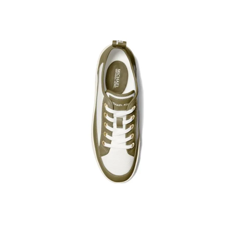 MICHAEL KORS Low Top Skateboard Shoes Women's Olive Green-3
