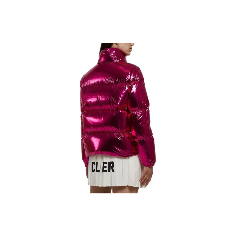 Moncler Down Jacket Coat Women's Dark Pink-2