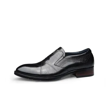 LAORENTOU Dress Shoes Men Low Top Brown/Black