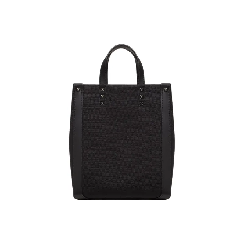 Valentino Garavani Rockstud Vltn Logo Printed Tote Bag-4