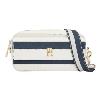 Tommy Hilfiger Polyurethane Camera Bags Shoulder Bag Crossbody Bag Women's Brittany Stripes Mix