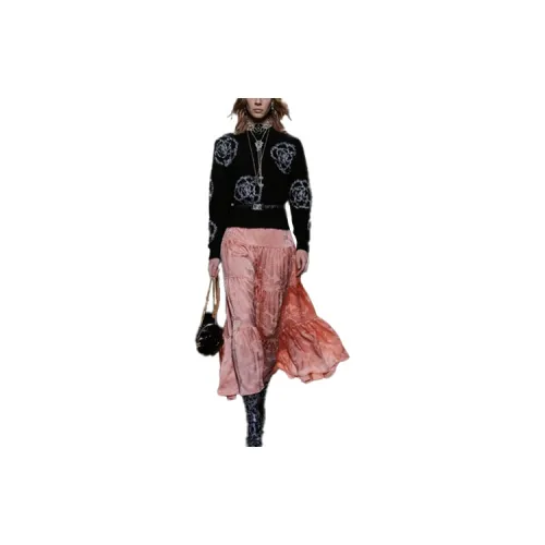 CHANEL Casual Long Skirts Women's Pink