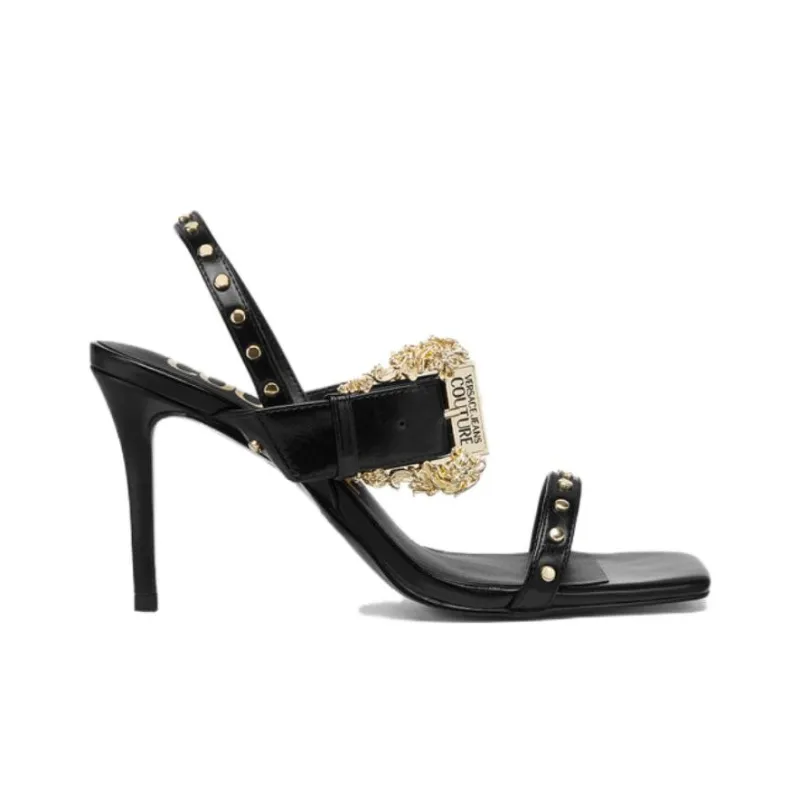 VERSACE JEANS Couture Emily 85mm Studded Slingback Sandals-1