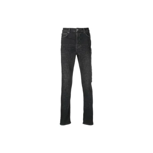 Ksubi Text-print Mid-rise Tapered Jeans