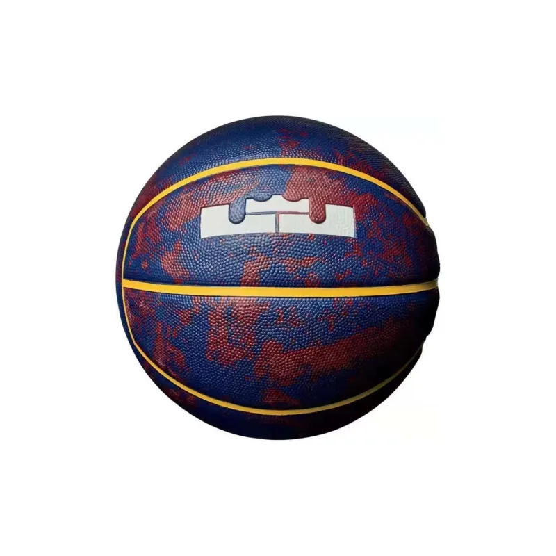 Nike Rubber Basketball Blue Brown Size 7 Ball Training-0