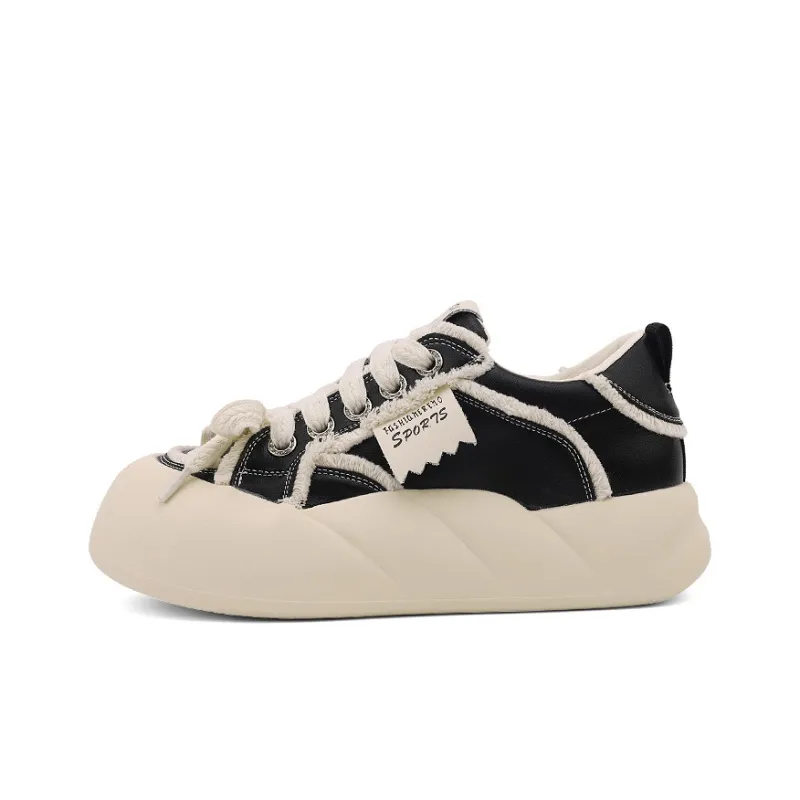 Mr.shang Slip Resistant Cushioning Wear Resistant Low Top Skateboard Shoes Women's-18