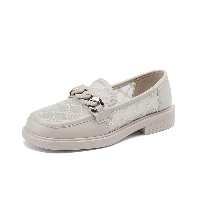 DAPHNE Loafers Women's Beige/Black-1