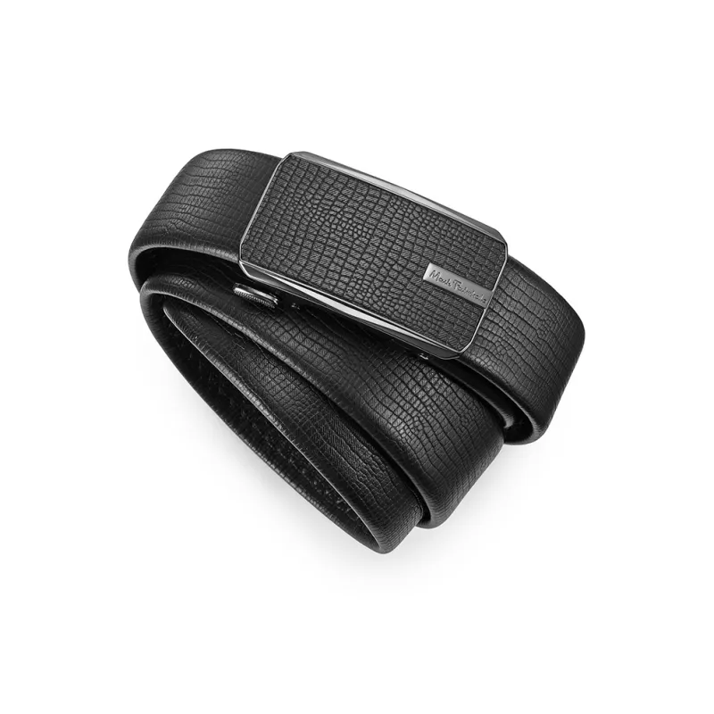 FAIRWHALE Grainy Feel Automatic Buckle Advanced Business Leather Belts Men's-4