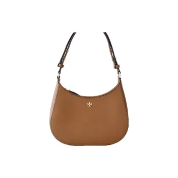 TORY BURCH Emerson Textured Cow Leather Shoulder Bag Handbag Shoulder Bag Women's Hazelnut Brown