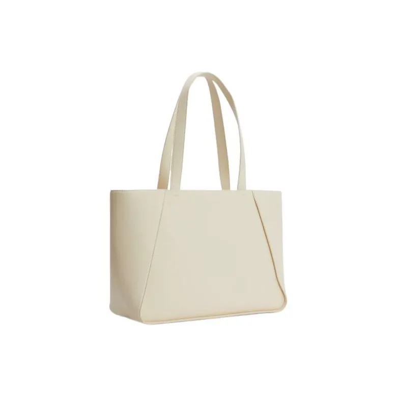 Tommy Hilfiger Recycled Polyester Tote Bag Shopping Bag Handbag Women's Sugarcane Color-1