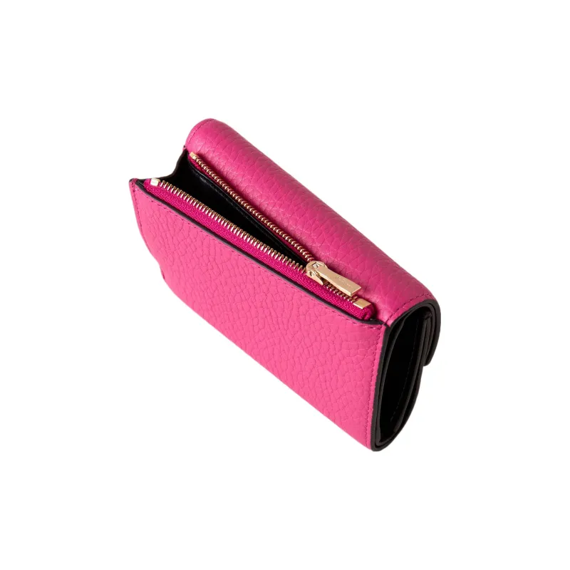 Mulberry Darley Cow Leather Wallet Women's Mulberry Berry Pink-1