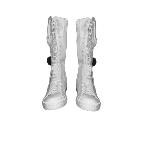 Non Allergic Knee-high Boots Women's White