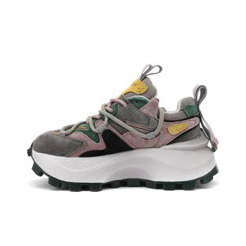 Mr.shang Anti-Slip Wear-Resistant Breathable Lightweight Height Increasing Warm Low-Top Chunky Sneakers Women's