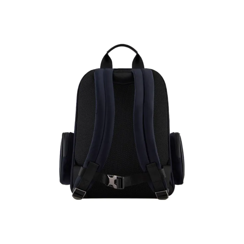EMPORIO ARMANI Travel Business Travel Series Nylon Backpack Men's Black-2