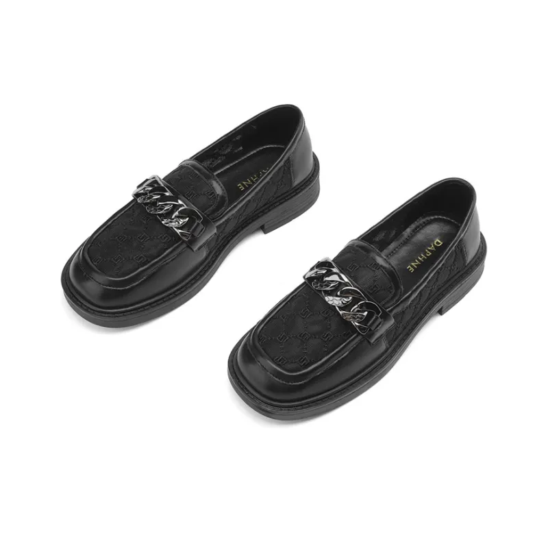 DAPHNE Loafers Women's Beige/Black-9