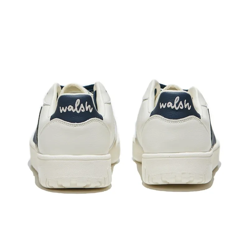Norman Walsh CARMEL Collection Anti Slip Wear Resistant Low Top Skateboard Shoes Unisex Beige Dark Blue-3