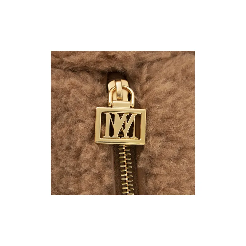 MaxMara Teddy Roll Zip-Up Shoulder Bag-4