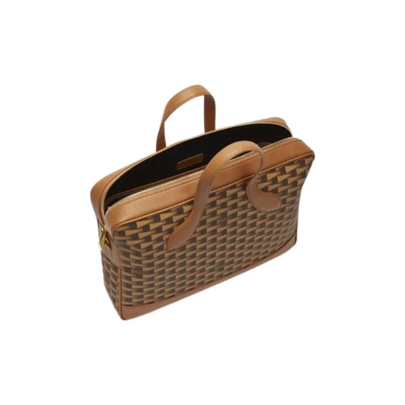 BALLY Monogram-print Leather Laptop-4