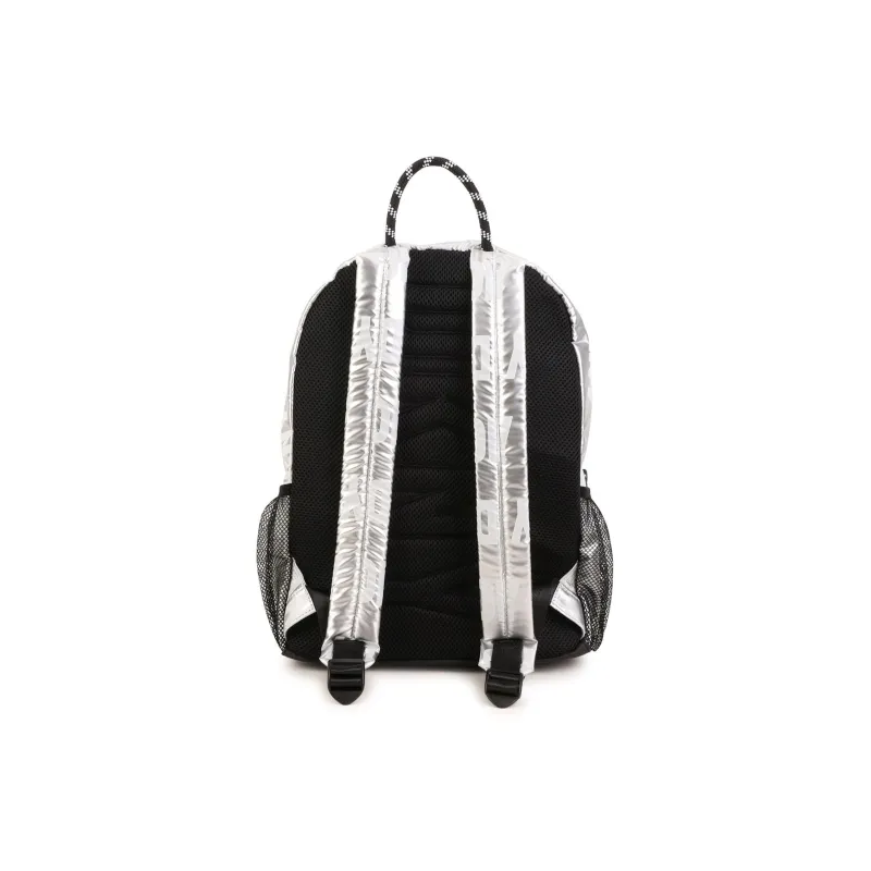 DKNY Polyester Backpack Kids' Silver-2